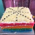 Cooksnap dari Rosa Cindi untuk resep Rainbow cake kukus super lembut