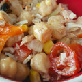 El cooksnap de Miriam cuando hizo Ensalada de garbanzos veraniega.