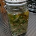 El cooksnap de Antonia Arancibia cuando hizo Berenjenas en escabeche, a mi manera.