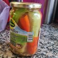 El cooksnap de Sonia Hirzberger cuando hizo Ajíes en vinagre.