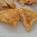 El cooksnap de Esther Soto cuando hizo Omelette con jamón y queso.