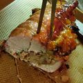 thor19311's cooksnap of when they made Bacon and Apple Stuffed Pork Loin.