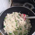El cooksnap de Miriam M. Maidenbaum cuando hizo Risottostado al verdeo(arroz del estudiante ocupado distorsionado).