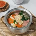 Cooksnap dari Novi Oppie Indriana untuk resep Sup kembang tahu feat sosis dan telur SIMPLE