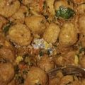 Sadhna Mishra का कुकस्नैप जब उन्होंने तोरई,सोया बड़ी की सब्जी(torai soya vadi ki sabzi recipe in hindi) बनाया था।