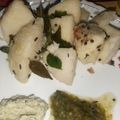 Parvati का कुकस्नैप जब उन्होंने सूजी इडली सांबर विथ नरियल की चटनी(Idli sambhar with nariyal chatni recipe in hindi) बनाया था।