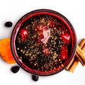 El cooksnap de Qadir Jamil Bardales Borges cuando hizo Mazamorra morada.