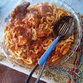 El cooksnap de Stella Navas cuando hizo Tallarines caseros.