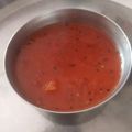 Trupti Chavda's cooksnap of when they made ટોમેટો સૂપ (Tomato Soup Recipe In Gujarati).