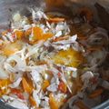 El cooksnap de Sandra Antonella Szynklarz cuando hizo Pollo en escabeche.