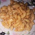 Areeba Masroor's cooksnap of when they made Chicken tikka Macroni.