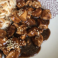 El cooksnap de María José B cuando hizo Salsa teriyaki para preparar pollo.