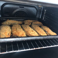 El cooksnap de Natalia Echeverría cuando hizo Milanesas de berenjenas rellenas.