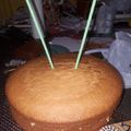 El cooksnap de Alejandra Menéndez cuando hizo Bizcochuelo bien alto 😉. Especial para tortas.