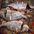 El cooksnap de cinta cuando hizo Dorada al horno.