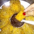 Cooksnap dari Chinatsu Narita untuk resep Nugget pisang saos coklat kacang yummy
