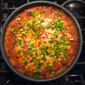 Sebastian Blanco's cooksnap of when they made Sloppy Joe Tater Tot Casserole.