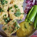 Gori का कुकस्नैप जब उन्होंने सूजी का ढोकला (suji ka dhokla recipe in Hindi) बनाया था।