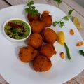 Naheed Alam's cooksnap of when they made Mysore bhajiya /bonda.