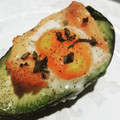 El cooksnap de Martín Ojeda cuando hizo Aguacate al horno relleno de salmón y huevo.
