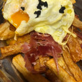 El cooksnap de Jordi Largo Muñoz cuando hizo Huevos rotos con trufa negra y jamón ibérico.