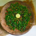 Cooksnap dari Eni henie untuk resep Pencok Kacang Panjang (Sambal Mentah)