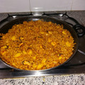 El cooksnap de Montse Lopez Blazquez cuando hizo Fideua de sepia, gambas y almejas.