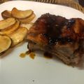 El cooksnap de Karina Lopez cuando hizo Ribs de cerdo a la barbacoa express con puré de batatas.