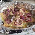 El cooksnap de Hector Bermudez Viquez cuando hizo Salmón al horno con cebolla y romero .