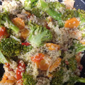El cooksnap de Javier Alonso cuando hizo Brócoli con quinoa y champiñones.