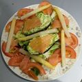 El cooksnap de Inmaculada Perez Palmero cuando hizo Ensalada de aguacate con salmón y palmitos.