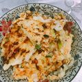 廖小樹 的 雞蛋高麗菜蔥煎餅 cooksnap