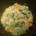 El cooksnap de Tatty Castro cuando hizo Brócoli con pollo.