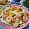 Andrea Yang 的 蛋炒蝦球筊白筍 cooksnap