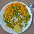 Ajita Srivastava का कुकस्नैप जब उन्होंने मटर पोहा (matar poha recipe in Hindi) बनाया था।