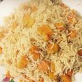صورة من Ebtehal ، شاركها بعد تجربة وصفة الرز بالجزر والبطاطس بالفرن 😋💔