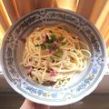 Cooksnap dari Ruth Fajarini untuk resep Fettucini carbonara (saus keju) yummy bgtt😋