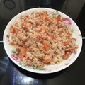 El cooksnap de YUNISLEIDIS 🌹 cuando hizo Arroz blanco con atún y tomate.
