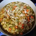 hotfoot's cooksnap of when they made Chicken noodle soup.