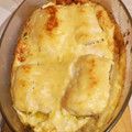 El cooksnap de Luis Gimenez cuando hizo Bacalao fresco al horno con crema de huevo.