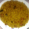 El cooksnap de josi E. cuando hizo Arroz al ras el hanout.