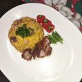 El cooksnap de Maria celeste Almonte cuando hizo Mofongo.
