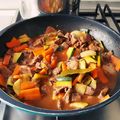 El cooksnap de Lorena Rodriguez cuando hizo Estofado de ternera con zanahorias y champiñones.