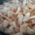 El cooksnap de Karmen cuando hizo Sepia encebollada con gambitas.
