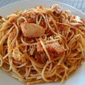 Cooksnap από zoe vranikou στη συνταγή Spaghettoni με κόκκινη σάλτσα τόνου
