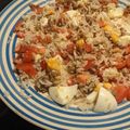 El cooksnap de Daiana Guibaudo cuando hizo Arroz integral con atún.