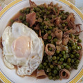 El cooksnap de Amparo López Gil cuando hizo Guisantes con pota.