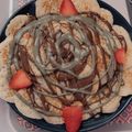صورة من اسرار 👩🏻‍🍳.، شاركها بعد تجربة وصفة بان كيك بدون بيض