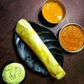 Flora's Kitchen's cooksnap of when they made Mysore masala dosa (Street style).