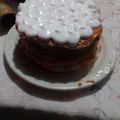 El cooksnap de Sari Elias cuando hizo Torta Rogel con tapas de empanadas.